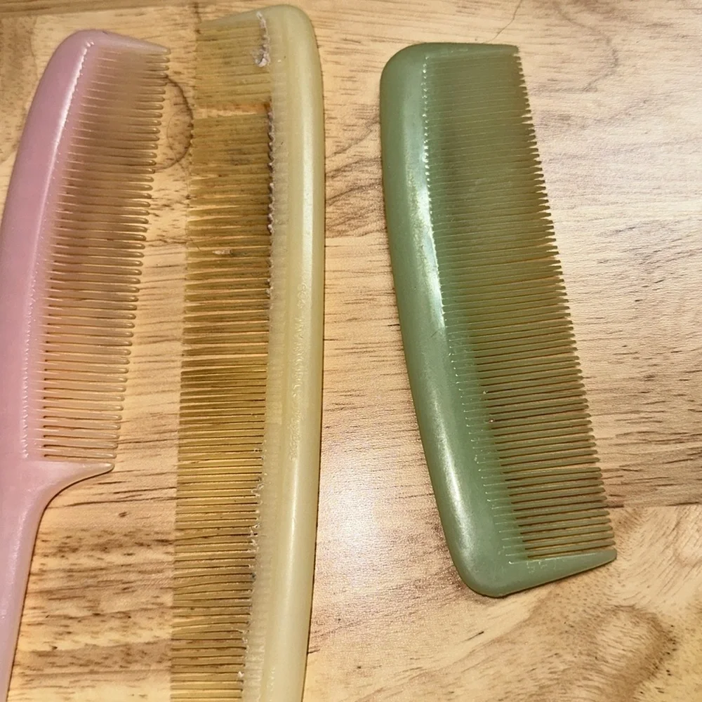 4 Vintage Combs‎ DuPont teasing rat tail